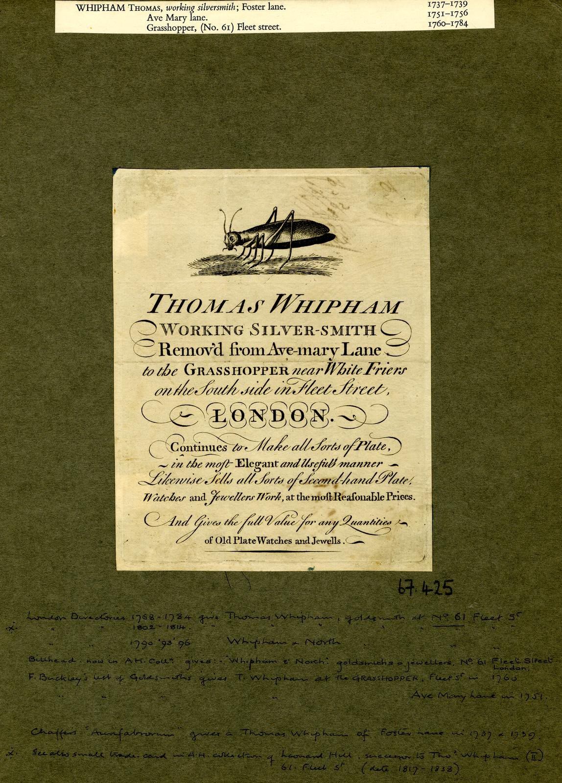 Ein altes Buch mit einer Zeichnung einer Heuschrecke auf dem Cover, das Text auf der Seite unter der Illustration enthält.